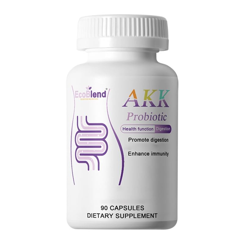 EcoBlend Probiotic 6 Strains AKK Formula for Gut Health, 90