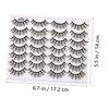 Baluue Rtificial Makeup Lashes Natural False Eyelashes Kit 14 Pairs