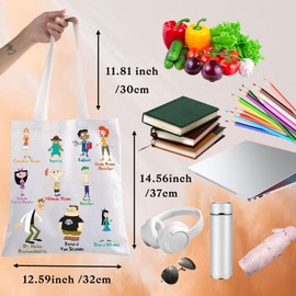 BWWKTOP Phineas Tote Bag Agent P Fans Gift Ferb Shoulder Bag Candace & Linda & Lawrence Gift Platypus Perry Merchandise (Candace)
