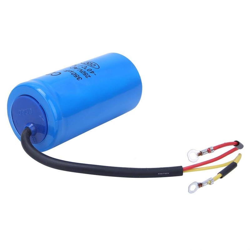 Fafeicy CD60 Start Capacitor, 250V AC 350uf Run Capacitor, 350MFD