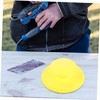 TEHAUX Portable Sanding Block Round Sandpaper Holder Fine Grit Sandpaper