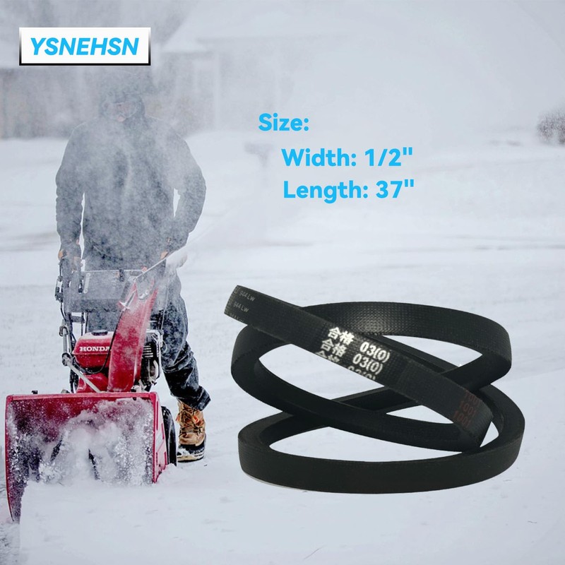 YSNEHSN 954-04195 Snow Blower Auger Drive Belt Fits for MTD
