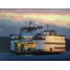 THE PACIFIC NORTHWEST BEAUTIFUL POST CARD EDMOND'S WA SUNSET ABOARD