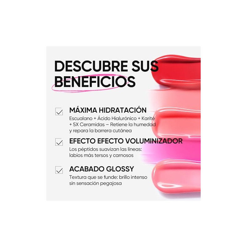 Skintific Lip Balm Transparente 6.5ml Serum Labial Polipptidos Escualano