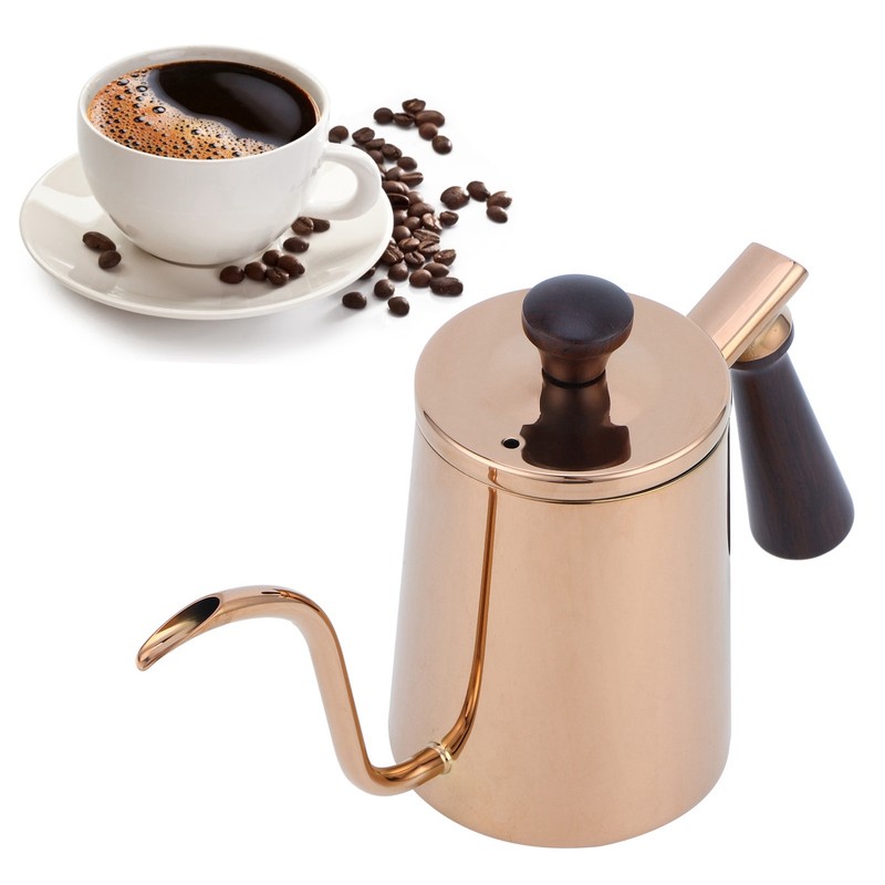 700ml Coffee Kettle 304 Stainless Steel Gooseneck Spout Coffee Drip
