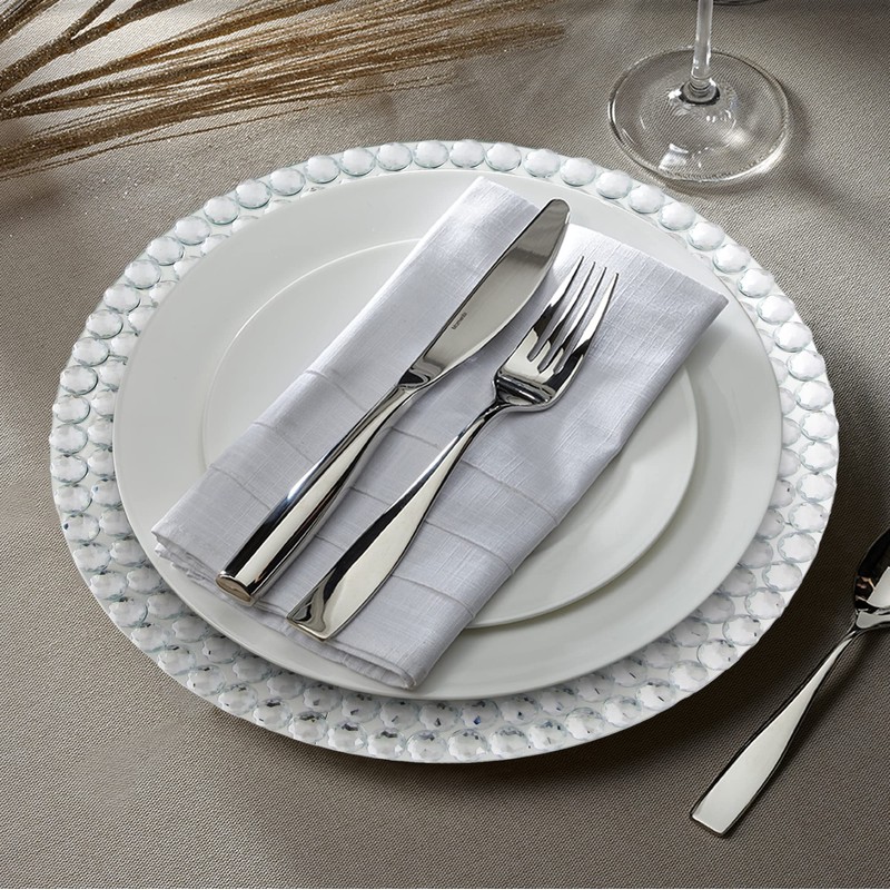 Charge it by Jay Mirror Glass Charger Plate 13” Decorative