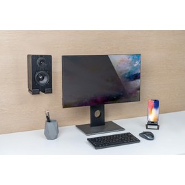 myWall Soundbar Wall Mount HZ30L, Universal Soundbar Wall Mount with a Depth of 8.9 - 15.5 cm, Wall Mount Speaker Boxes with Non-Slip EVA Pads, up to max. 15 kg