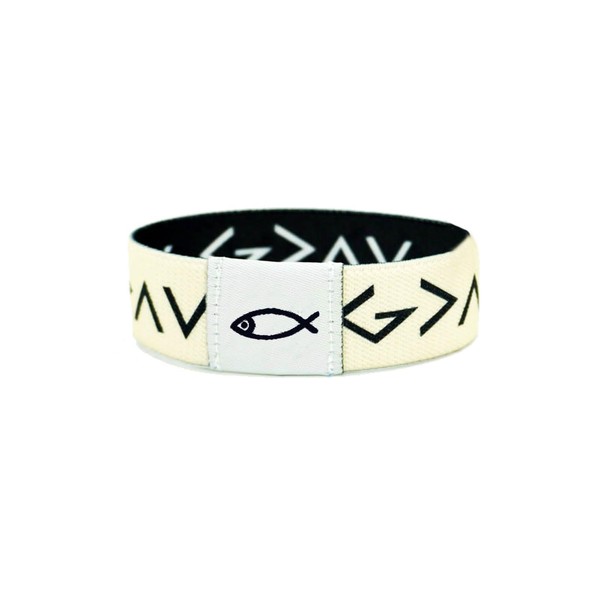 GAUEIOUR Daily Bible Verse NFC Bracelet Christian Black Peace Dove