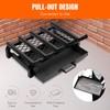 IGOHEALS Fireplace Grate 17 Inch- Wood Stove Fireplace Log Grates