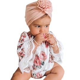 Aoswep - Pretty Floral Printed Baby Romper (3-6 Months)