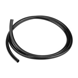 Qiilu Petrol Hose 6 mm x 10 Fuel Hose Universal Rubber Unbraided Fuel Hose for Motorcycle Petrol Oil Hose 1 m Long Black C4l355
