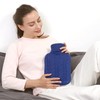 samply Hot Water Bottle with Knitted Cover, 2L Hot Water