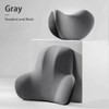 Memory Foam Car Neck & Lumbar Support Pillows for Driving