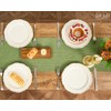 Letjolt Burlap Table Runner 72 Inches Olive Green Jute Table