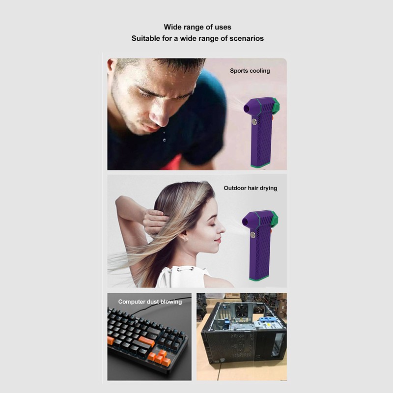 Jet Dry Blower Handheld 8000mah 110000RPM Turbo Violent Fan for