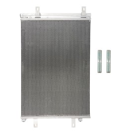 Prolenz Air Conditioning A/C Condenser Replacement for F250 F350 F450 6.4L Diesel Truck, All-aluminum Alloy A/C Condenser Replace# 7-3936 Includes Drier OE Part