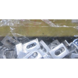 A & A 20 LOT Silver Storm Screen Porch Door Aluminum Panel Clips