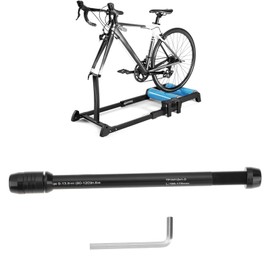 Briny River Bike Trainer Thru Axle Skewer M12 166-178mm for MTB Rear Wheel Indoor Cycling Trainer, P1.0