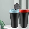 Uposao Car Bin with Lid, Universal Cup Holder, Waste Bin