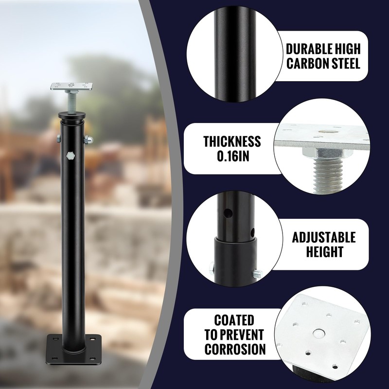 Yaocom 1 Pack Winter Adjustable Floor Jack Post Basement House