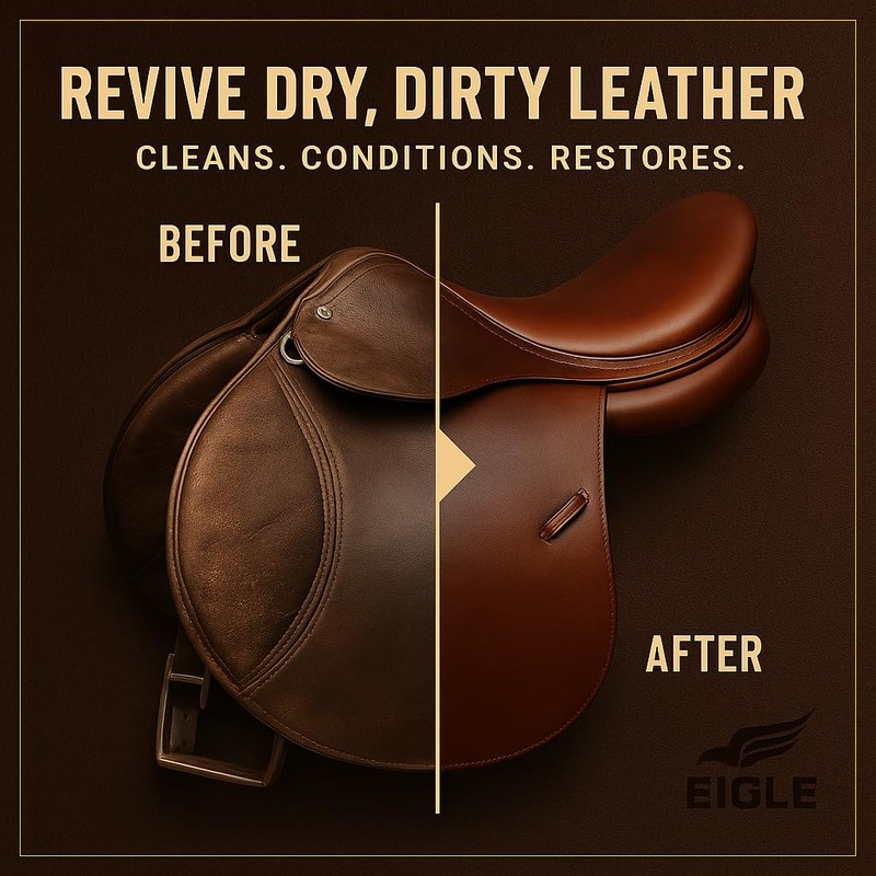 Eagle Saddle Soap for Leather – 3-Piece Saddle Soap Kit