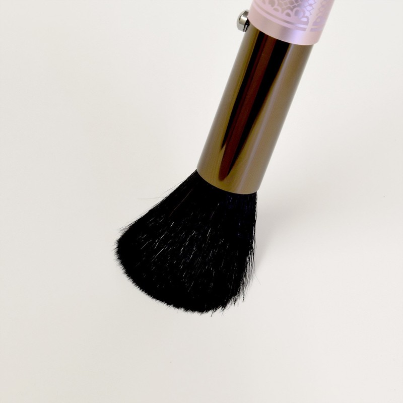 RO-1 Rokkakukan Sakurado Roger Face Brush, Brown x Pink Lace