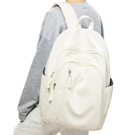 suradar Backpack Girls Teenager Boys School Backpack 14 Inch Laptop School Bag Lightweight School Bags Travel Backpack for Men and Women, A-beige