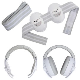 YIYDS 2-in-1 Baby Kinder Gehörschutz - Kopfhörer Lärmschutz Kinder und Babys - Geeignet für Säuglinge und Kleinkinder im Alter von 0–8 Jahren- Überlegener Komfort, ideal für Schlafen, Reisen & Events