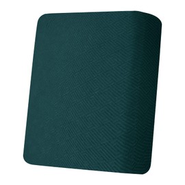 CHELZEN Stretch Sofa Seat Cushion Cover, Fitted Sofa Cushion Slipcovers, Couch Cushion Covers, Replacement for Individual Cushion Furniture Protector (1 Seater, Blackish Green)