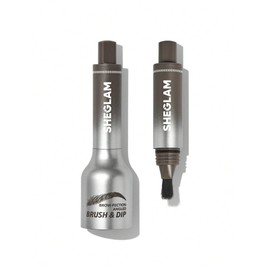 SHEGLAM Brow-Fection Angled Brush & Dip Upgraded Microblading Eyebrow Pen Long Lasting Waterproof Easy To Color-Espresso