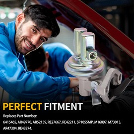 OXCANO RE42211 RE43274 Mechanical Fuel Pump Compatible with ohn Deere 510 670 7200 7400 3300 2250 9400 2750 2550 2140 1020 2755 4250 2355 4030 2350 2040 4020 2520 4010 4000 2640 2440 7800 6600