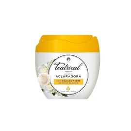 Teatrical Crema Aclarante Células Madre Rosa Blanca Que Trabajan Nivel Celular Unificar Tono Piel Disminuir Manchas Tarro 400g