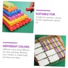 jojofuny 3 Boxes Dust Colorful Hexagonal Chalks for Art Projects