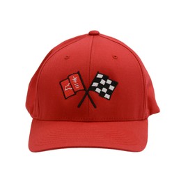 Corvette C2 Flex Fit Hat Red Large/Extra Large Fit