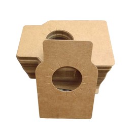 Yaphetss 100Pcs Kraft Wine Bottle Tags Wine Cellar Label Reusable Wine Bottle Hanging Tags Double Sided Wine Bottle Neck Gift Tags for Cellar Collection Champagne, 8.9 x 5.7 cm, Brown, FBA-GUS0090510