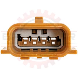 Ballenger Motorsports - 4 Way Compatible with Nissan RH Receptacle (Female) Connector Housing for 370Z, Titan Oxygen Sensor with Low Keyway, RH04MDGY-P