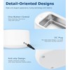 Ultrasonic Jewelry Cleaner Cleaning Machine: Portable Small Sonic Cleaner for