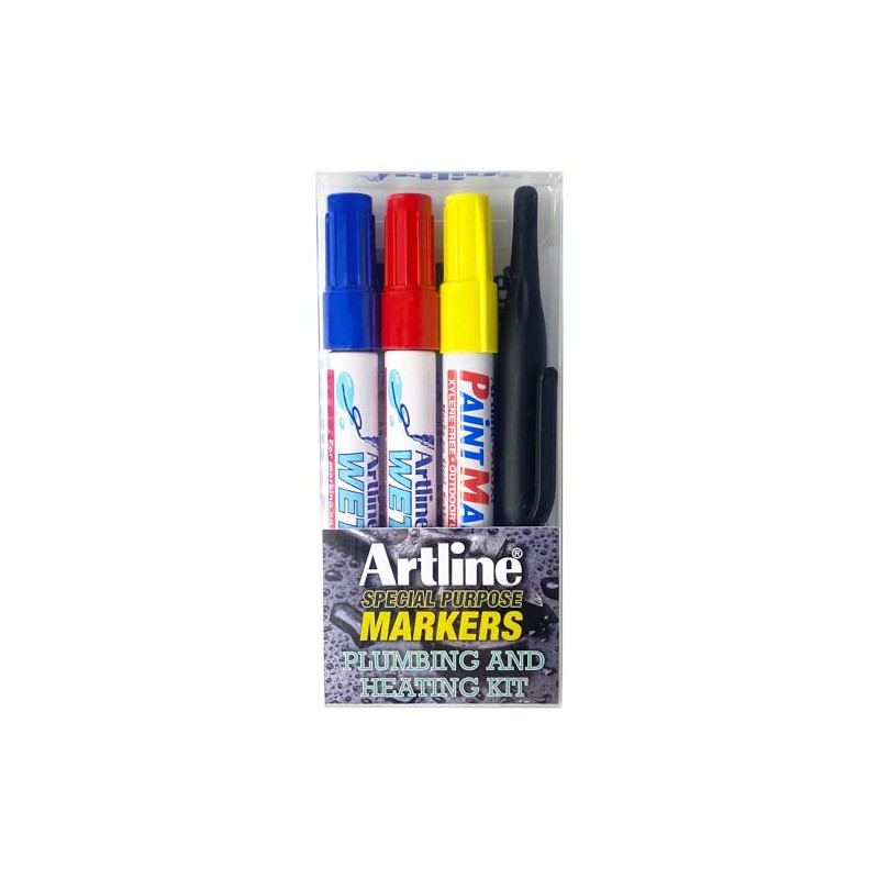 Artline Special Purpose Markers | Plumbing And Heating Kit |
