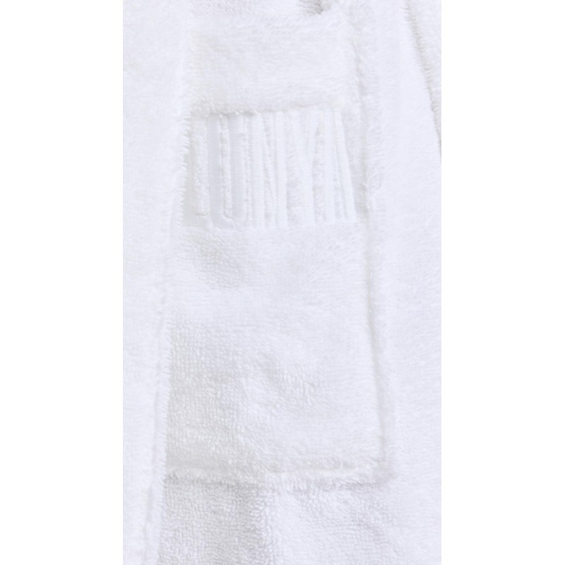 Lunya Women's Spa Terry Robe, Sincere White, M