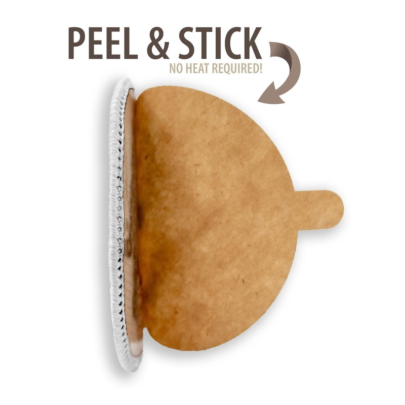 Black & White Tennessee Tristar Patch - 2" Diameter Round