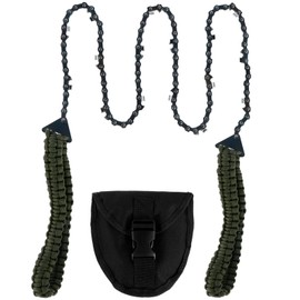 [-] Pocket Chainsaw 36 inch 48 Teeth/16 Teeth Camping Chain Saws with Paracord Handle Folding Hand Chain Saw Portable Handheld Survival Chain Saw for Wood Cutting Camping Hiking [-]