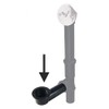 Bathtub Drain Waste and Overflow Shoe Pipe Repair Kit, 1-1/2