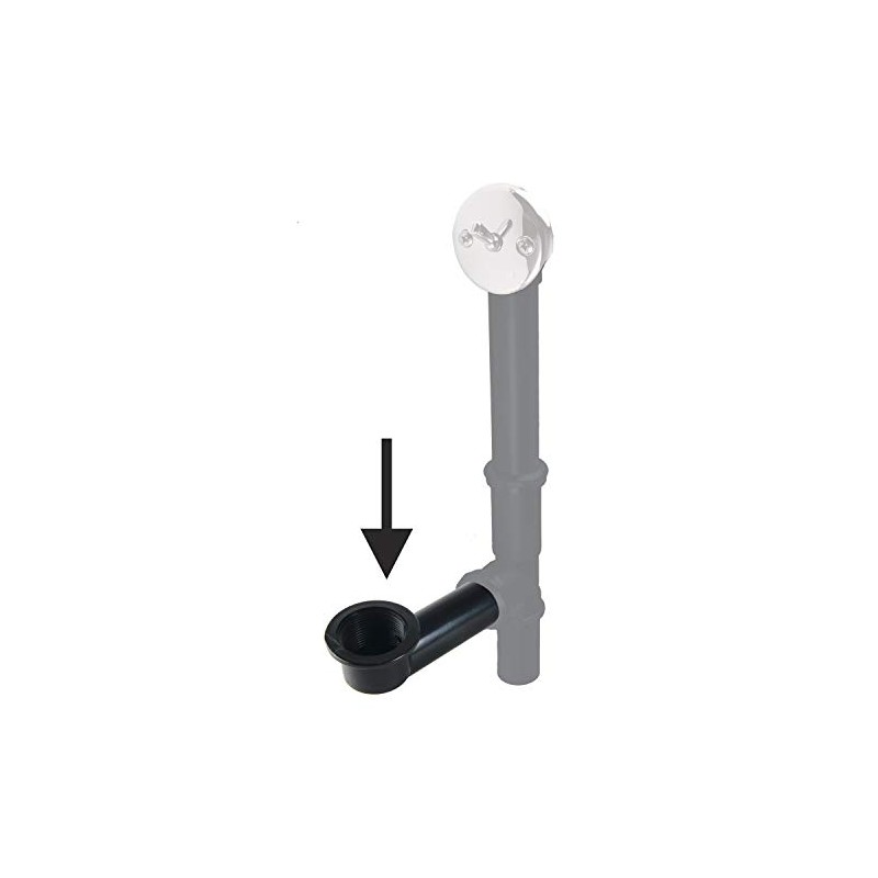 Bathtub Drain Waste and Overflow Shoe Pipe Repair Kit, 1-1/2