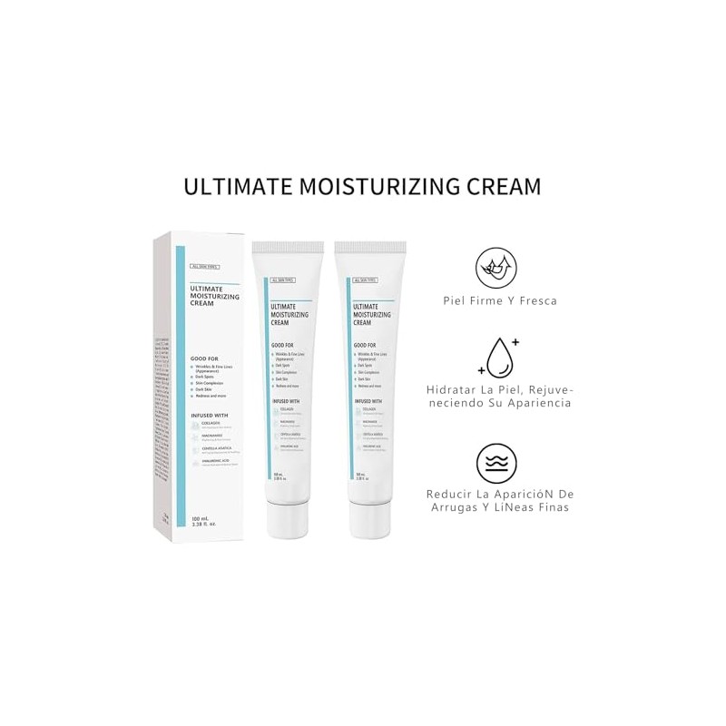 2PCS Crema Coreana Original,Youthful Formula Crema Hidratante Ultimate