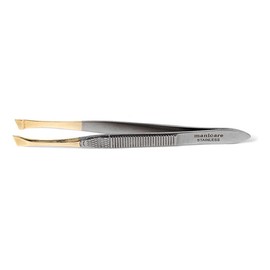 Manicare Tweezers Flat Gold Tip (36400)