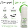 Vital Green Desodorante Roll-On Natural, Alumbre de Potasio, 90ml, 3pk
