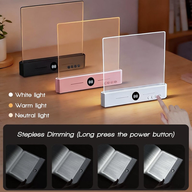 DEYOT Flat Book Light,2026 Upgrade, Book Light Treasure Box, Reading