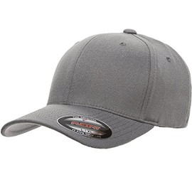 Flexfit 6477 Wool Blend Cap - Large/X-Large (Gray), Gray, X-Large