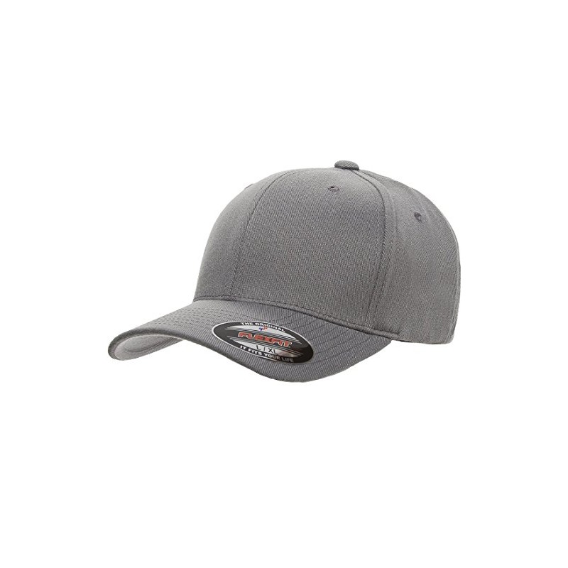 Flexfit 6477 Wool Blend Cap - Large/X-Large (Gray), Gray, X-Large
