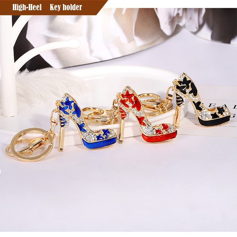 Rigral Rigral Key Chain High Heel Bag Charm Key Ring,